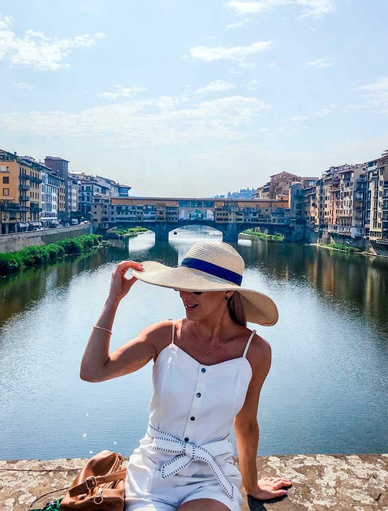 florence rive arno ponte vecchio bridge