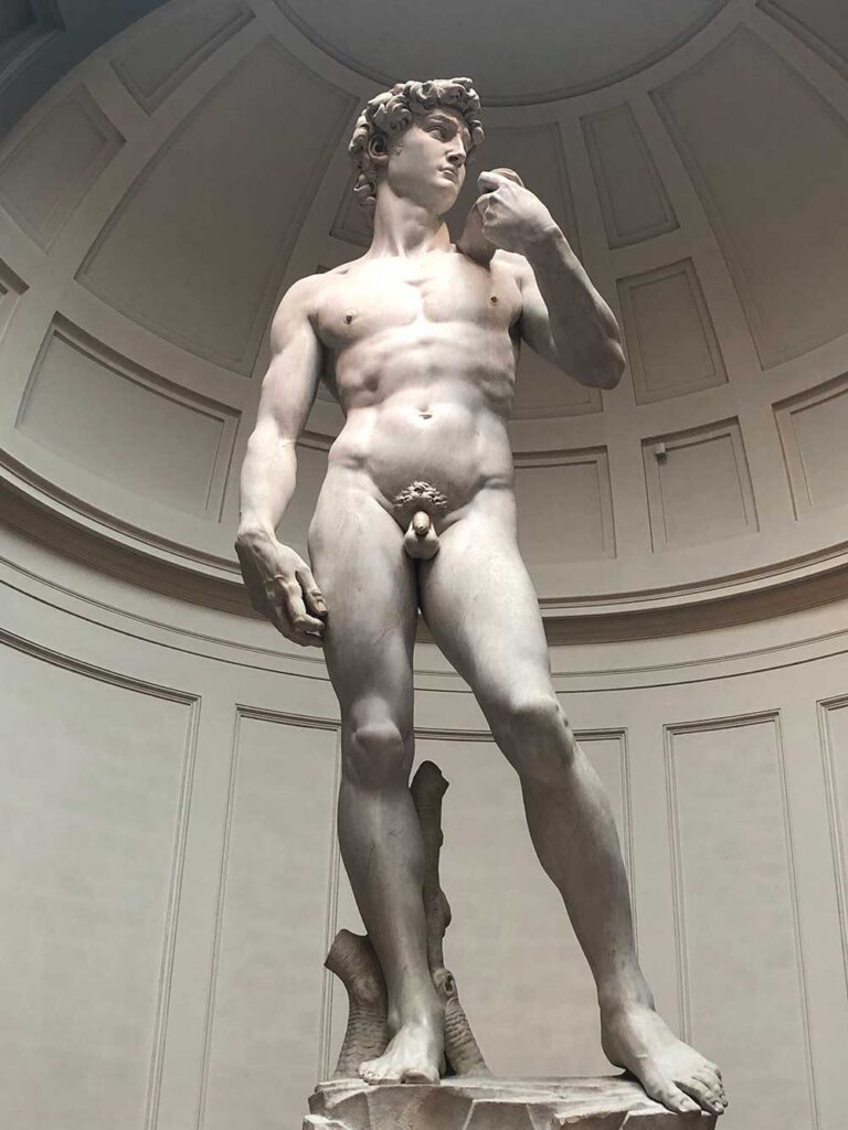 top things do florence Michelangelo Statue of David at Galleria Dell’Accademia di Firenze