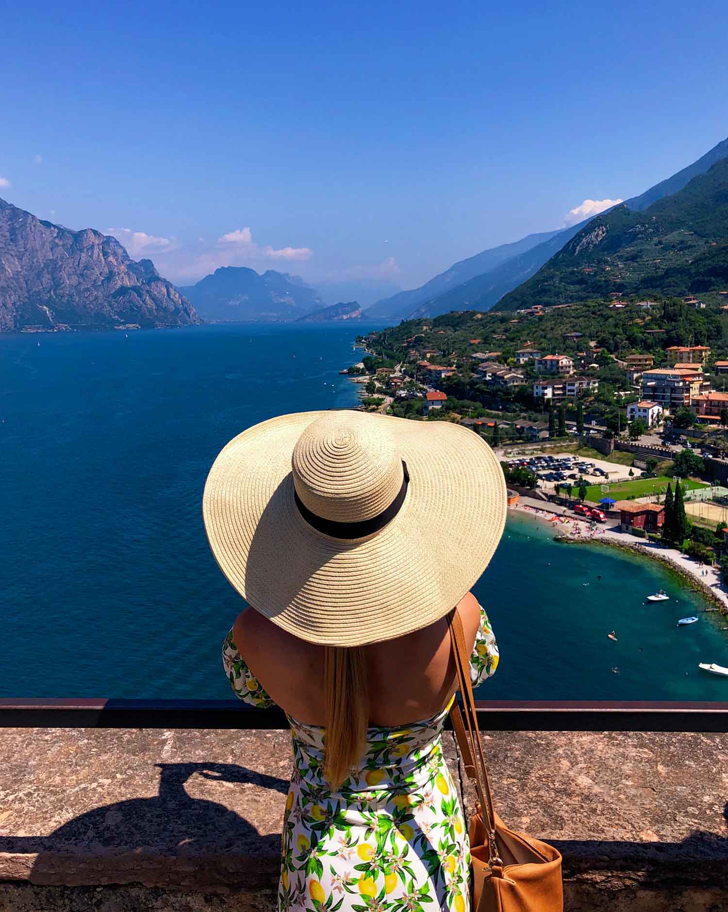 malcesine castello scaligero view from top
