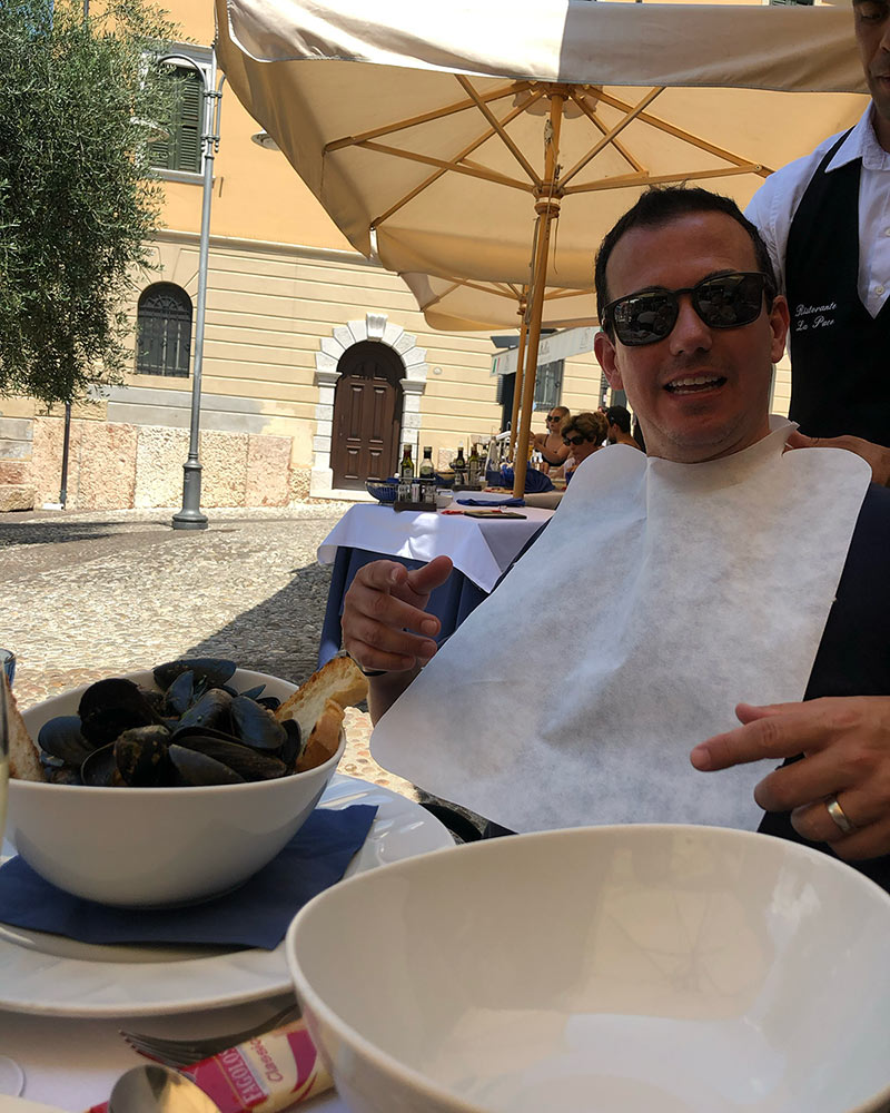 best restaurant malcesine lake garda italy waterfront