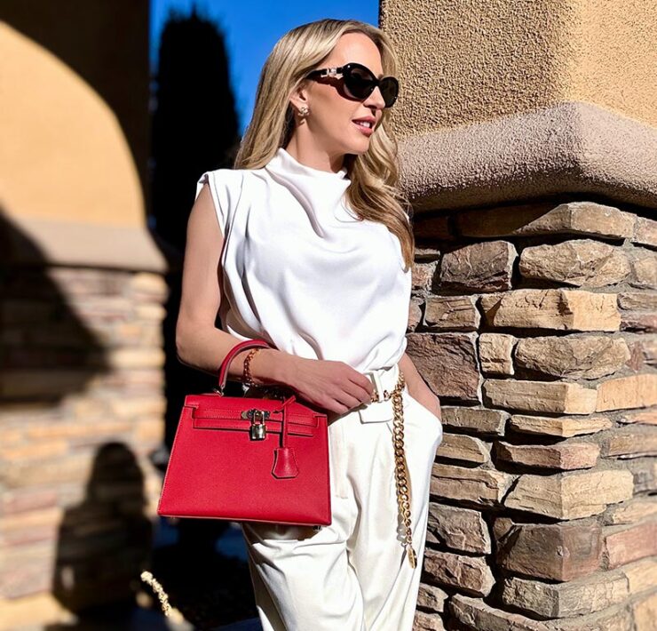 hermes bag dupe kelly red