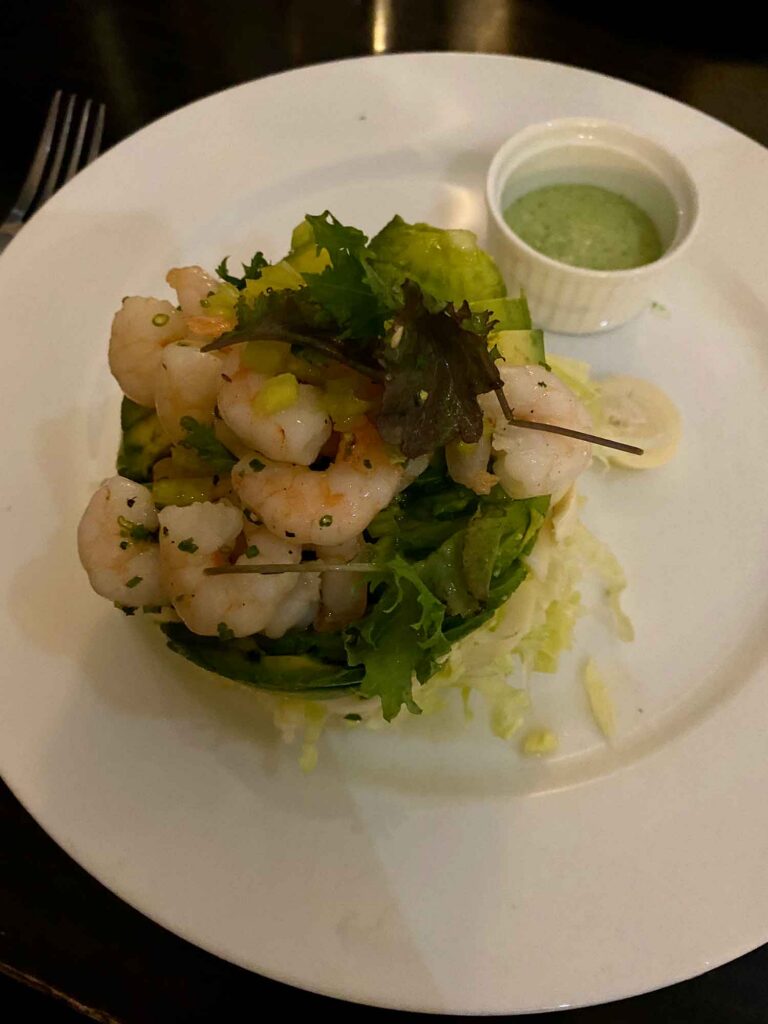 best restaurant dinner San Pedro De Atacama shrimp