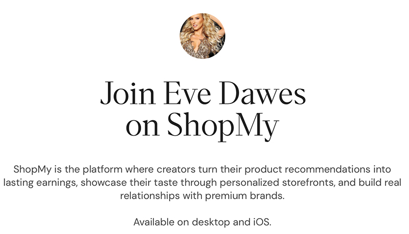 apply shopmy creator