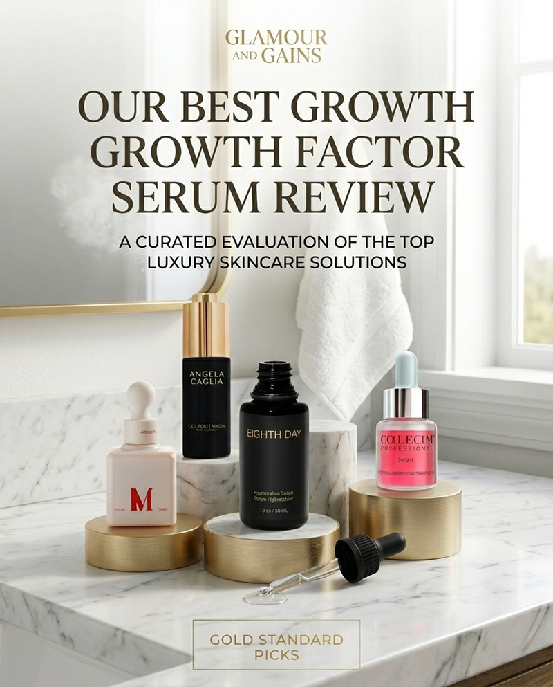 best growth factor serums luxury skincare