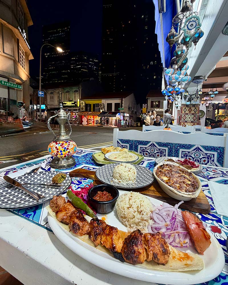 dinner kampong glam anatolia restaurant
