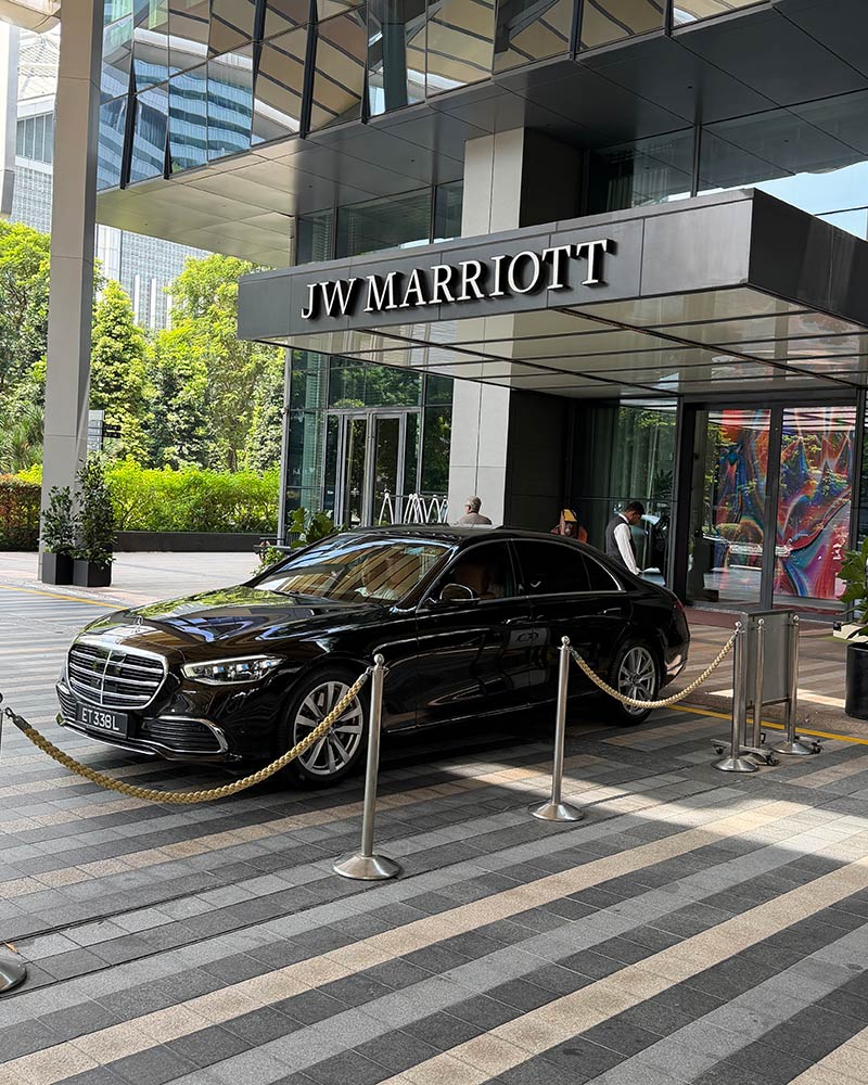 JW Marriott Hotel Singapore South Beach review enrtry mercedes