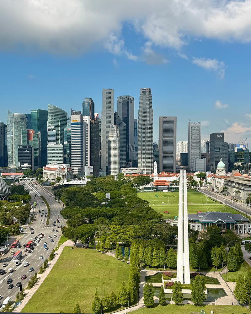 JW Marriott Hotel Singapore South Beach city views