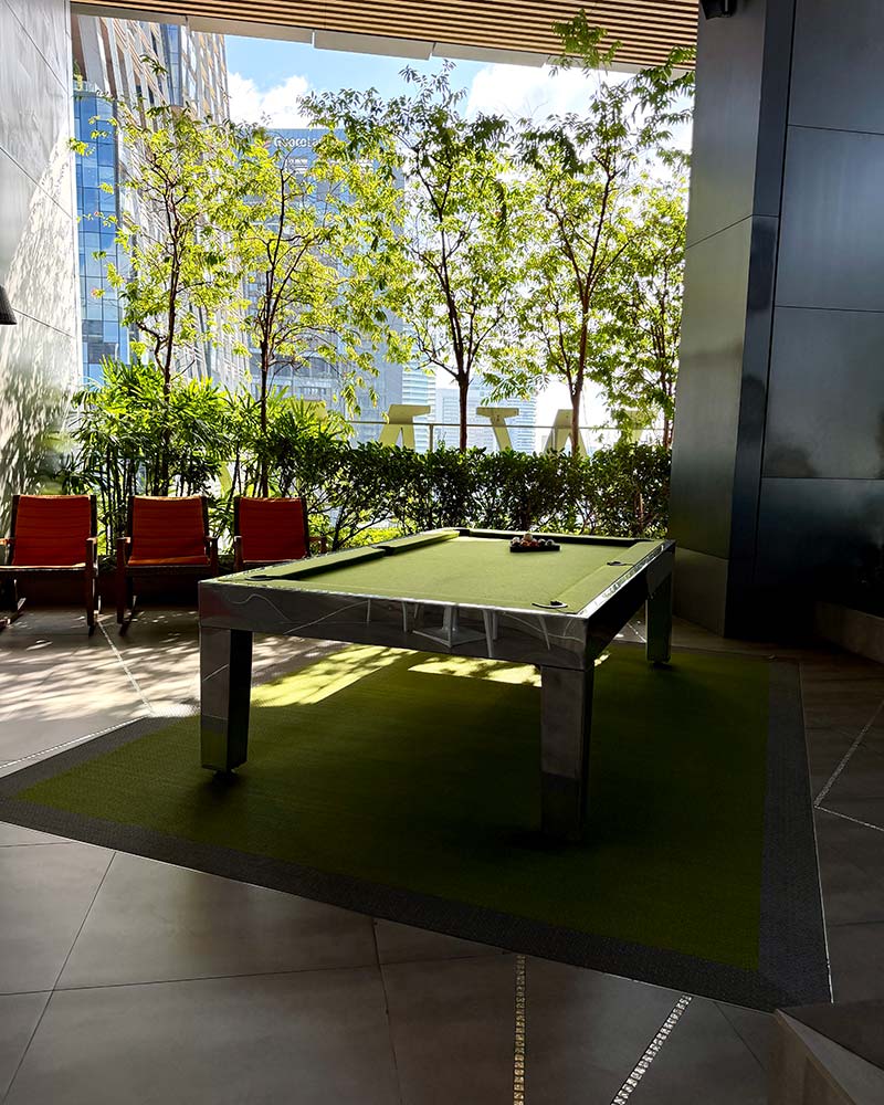 JW Marriott Hotel Singapore South Beach amenities pool table