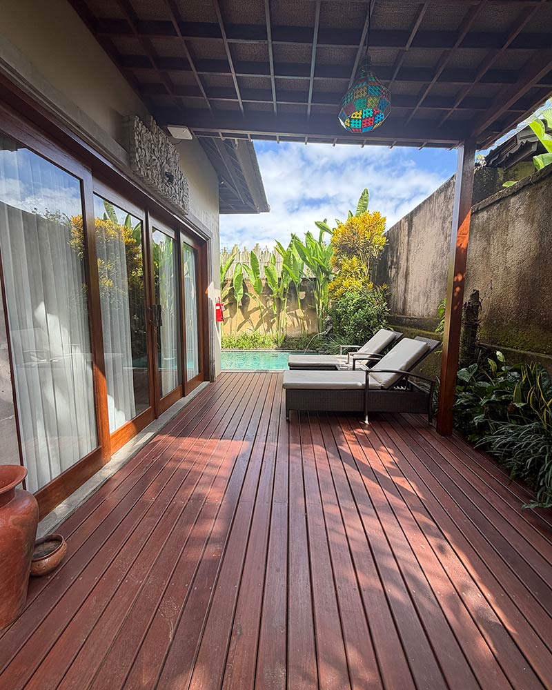 private pool villa Ubud Pramana Watu Kurung