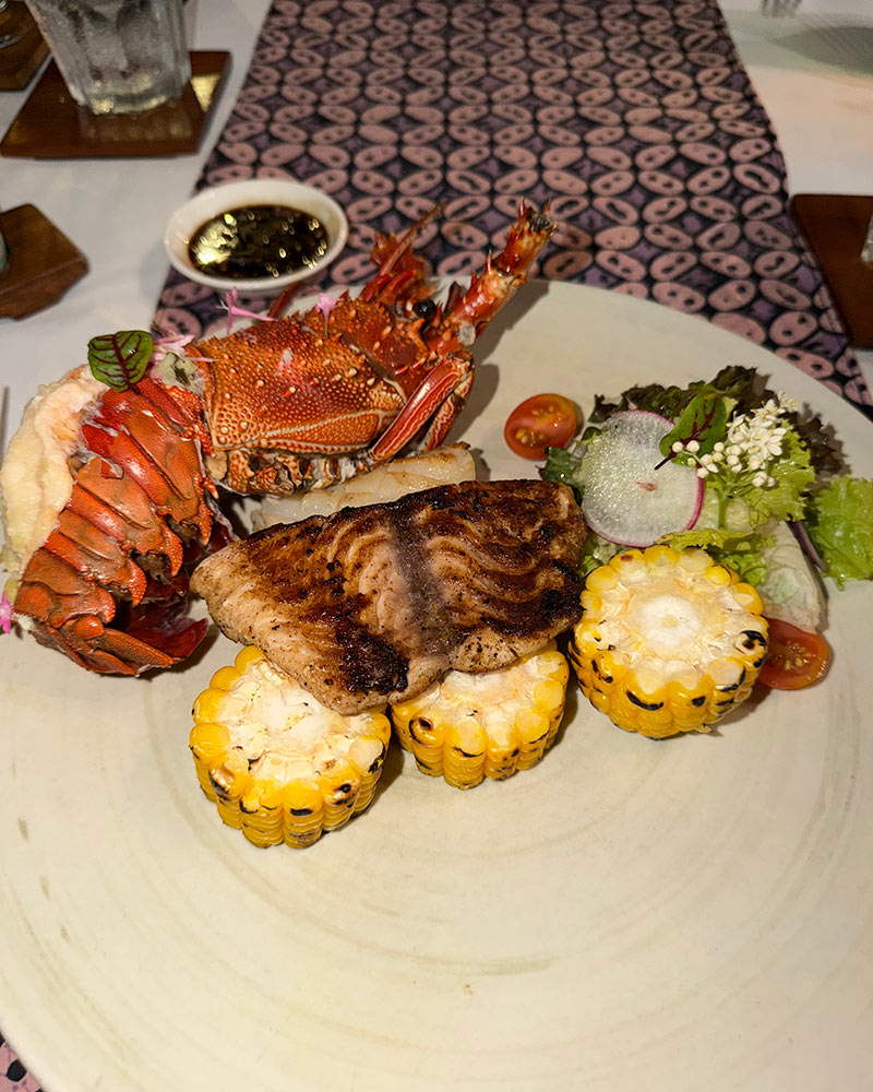 Pramana Watu Kurung Ubud restaurant dinner review