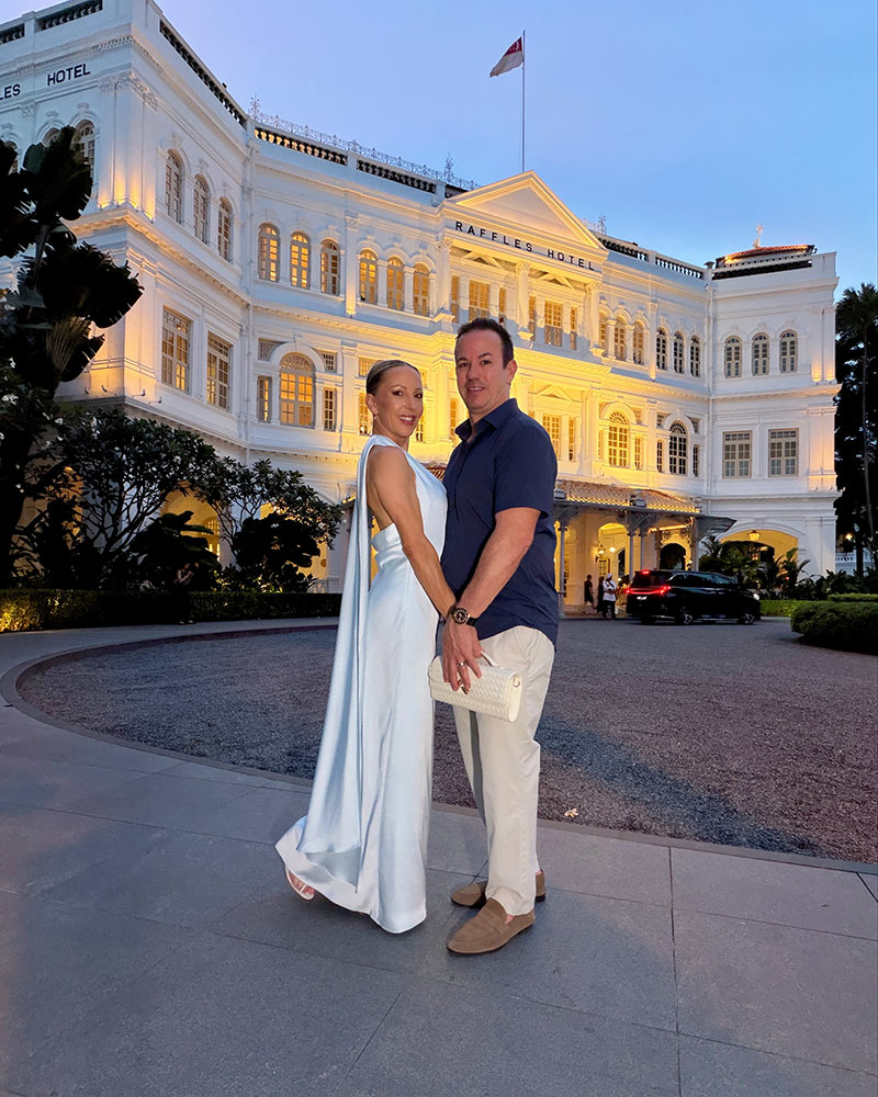raffles dress code evening chic