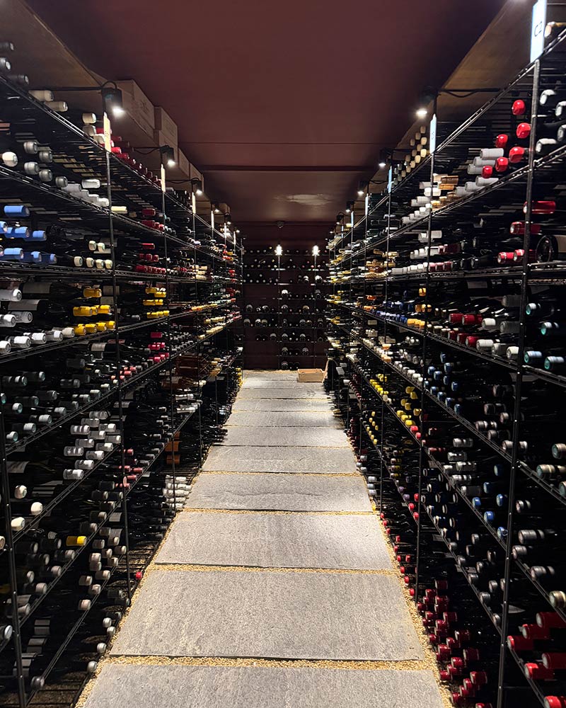 Château de la Gaude wine cellar