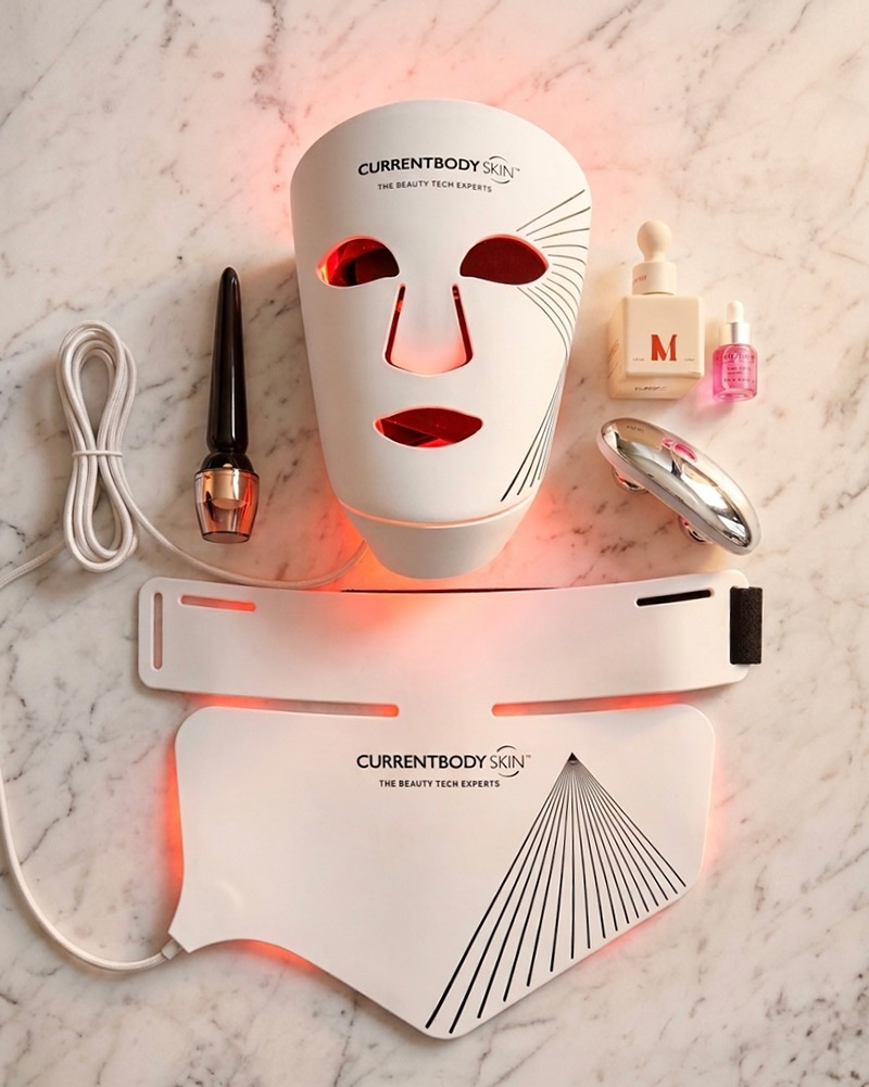 currentbody led neck mask anti-aging treatment