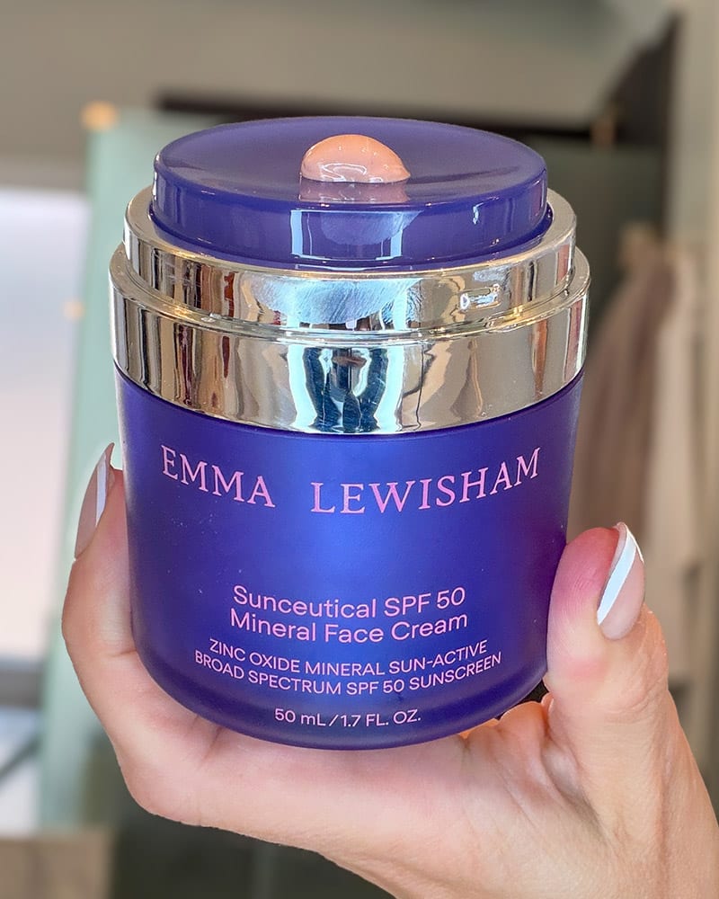 emma lewisham sunceuticals spf 50 mineral face cream color