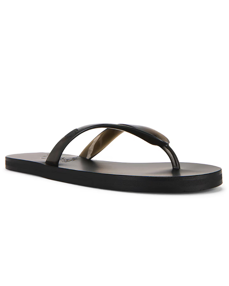 jelly sandals in style womens ancient greek black