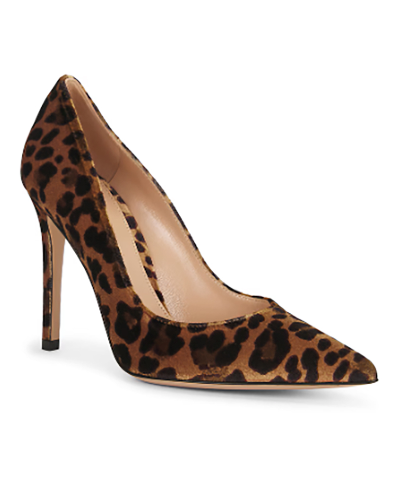 leopard print heel pumps gianvito rossi