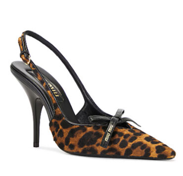 leopard print heel shoe trend 2026