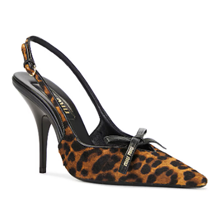 leopard print heel shoe trend 2026