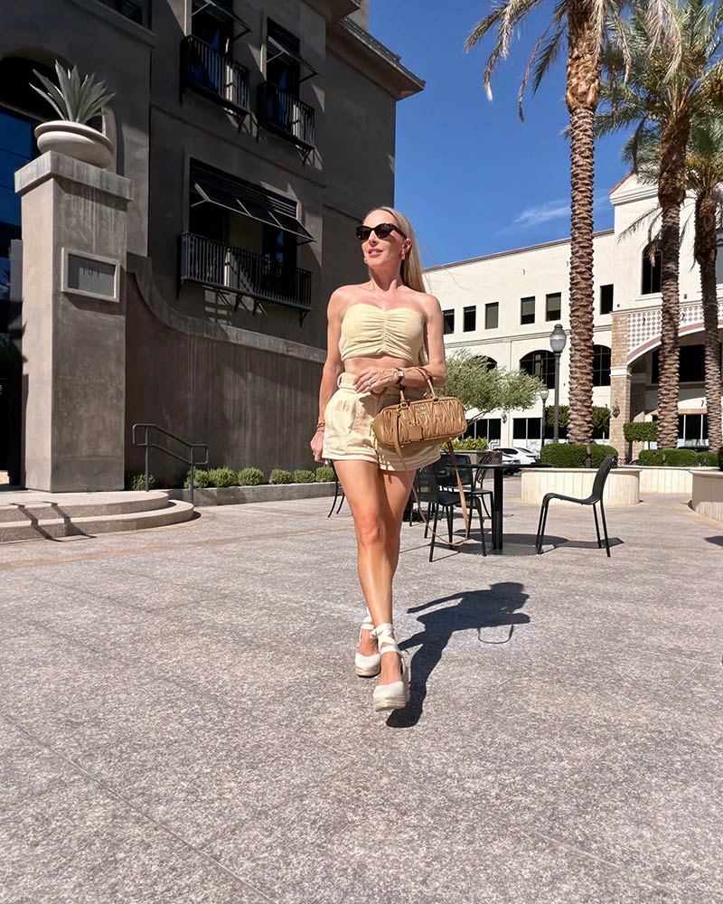 Miu Miu Arcadie Matelassé Nappa Leather Bag worn by Fashion Editor Eve Dawes