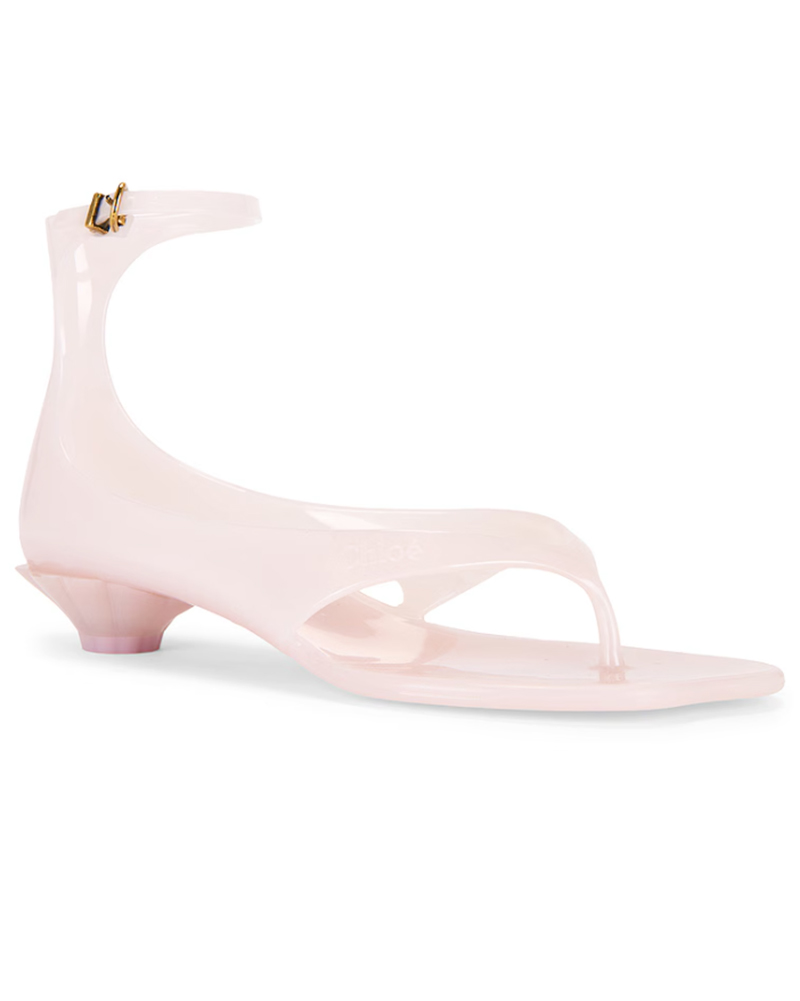 jelly shoes in style pink thong sandals Chloé